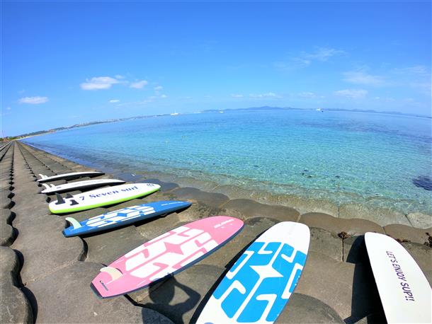 穏やかな海でSUP体験