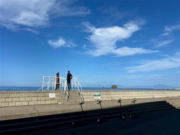 オホーツク海と知床連山