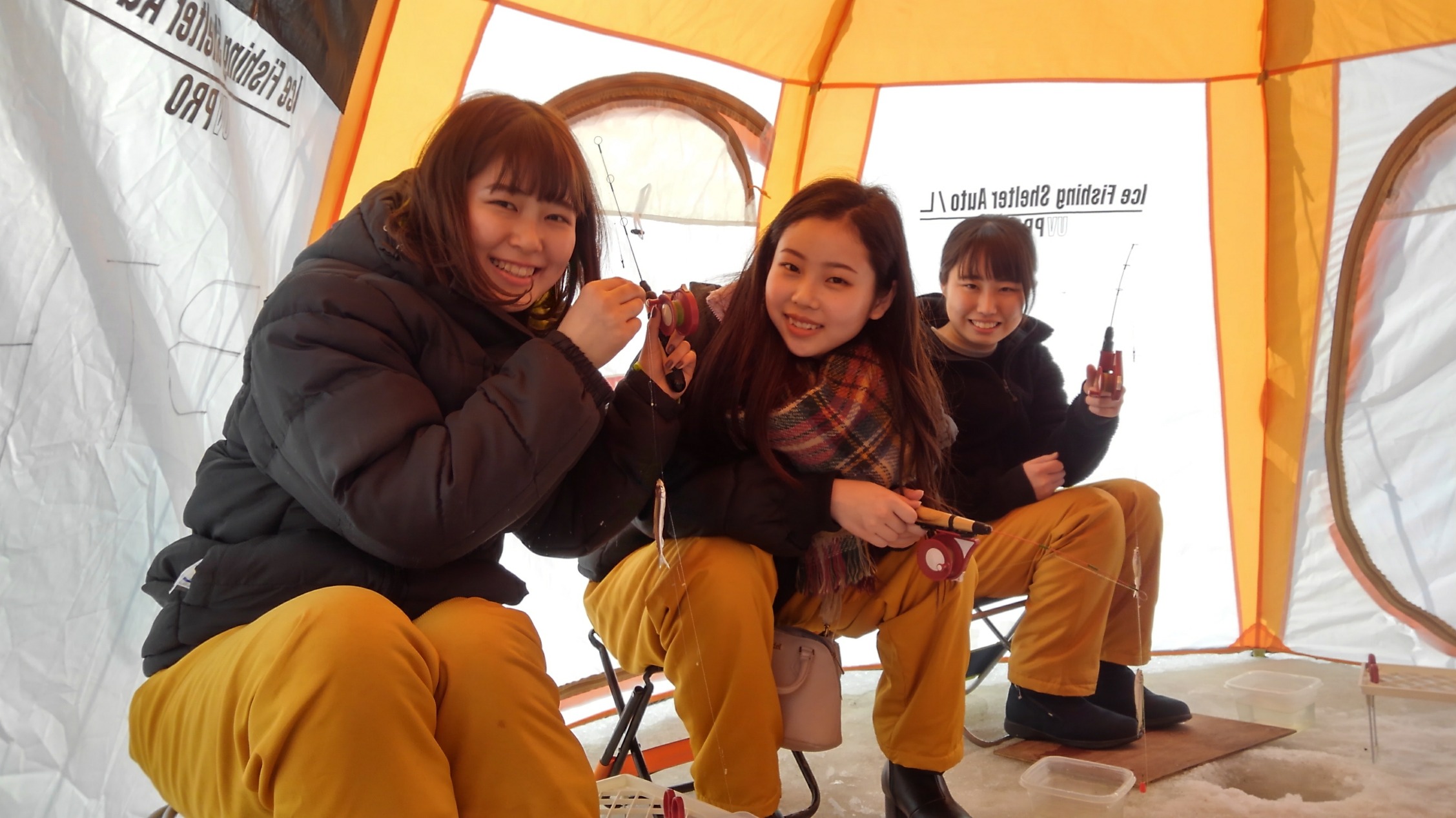 女性の方が多く釣れるのが不思議です。