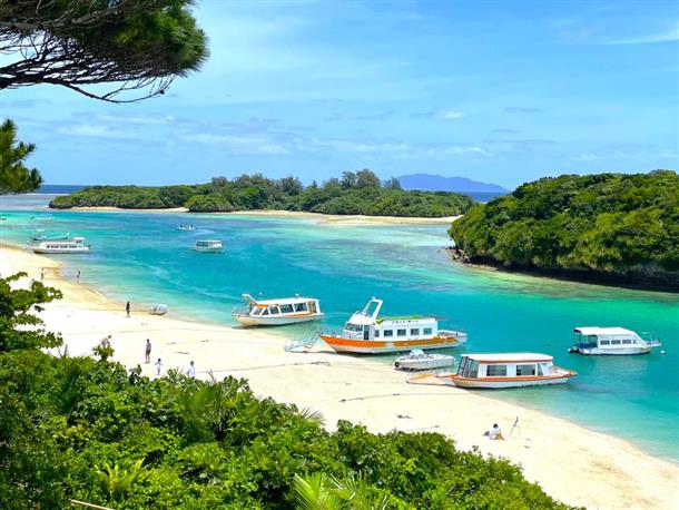 川平湾展望台からの景色♪