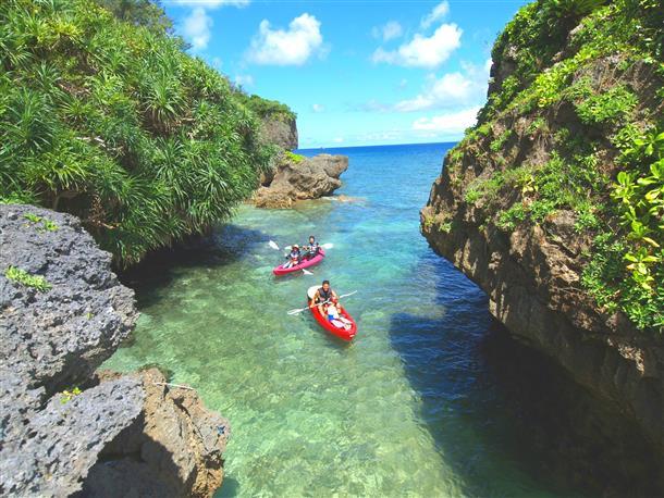 シーカヤックでレッツGO♪