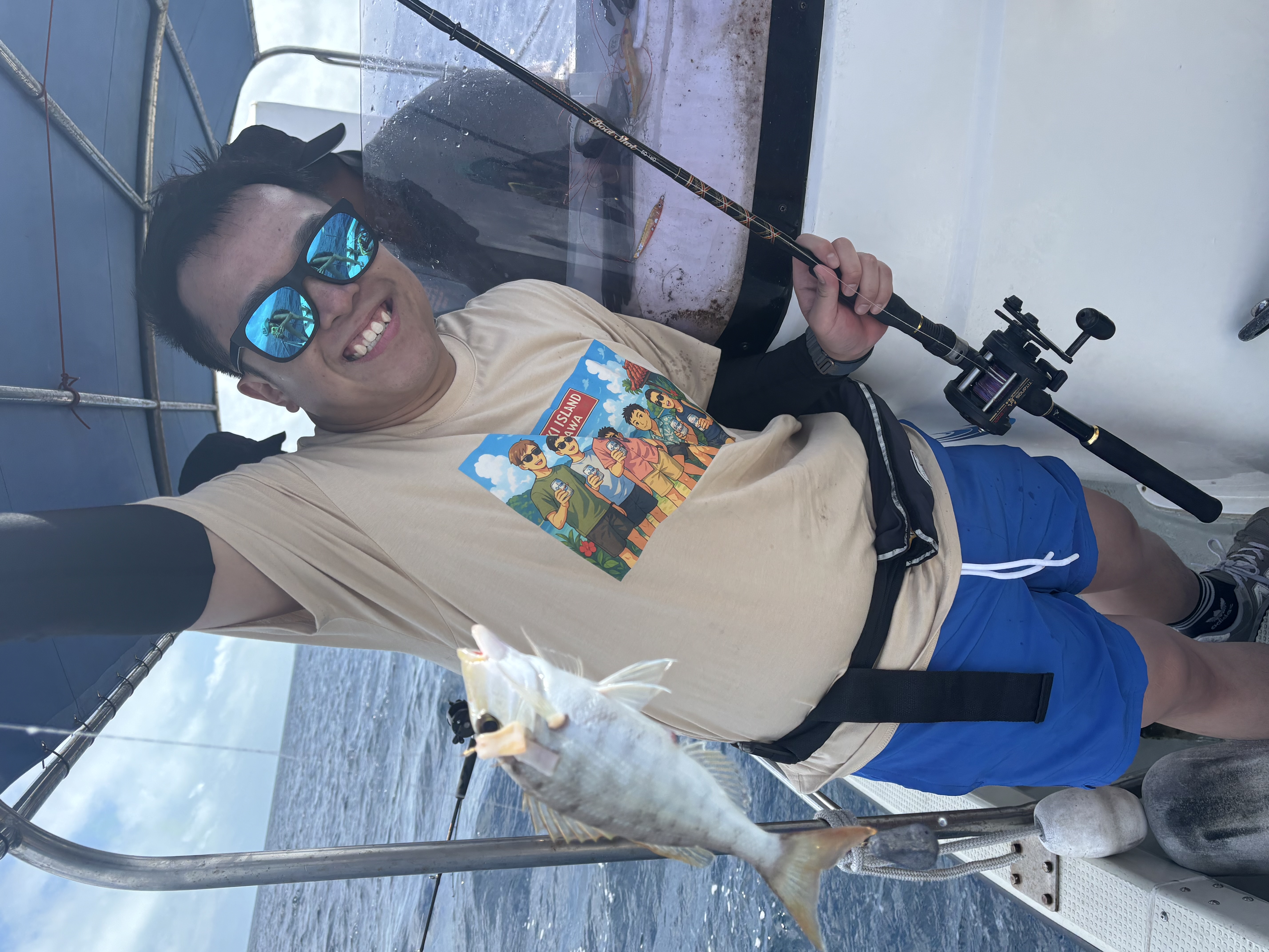 綺麗な海を眺めながらの釣りは最高！