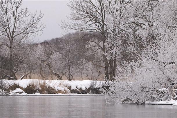 美しい冬景色に心を奪われる