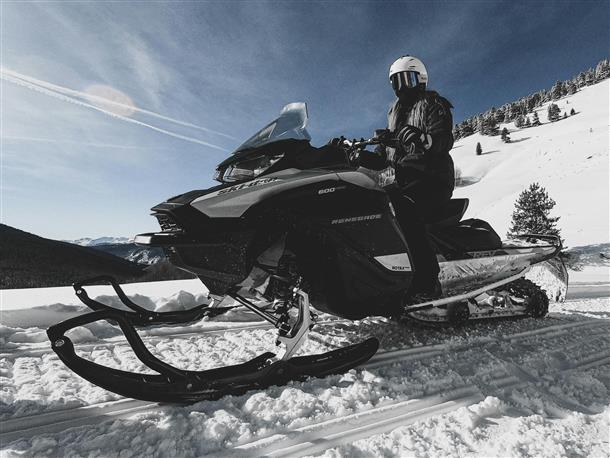 スノーモービル体験！