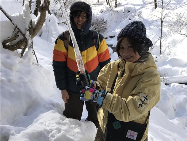 氷柱もあるよ！