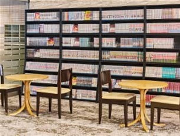 人気コミック多数のコミックコーナー