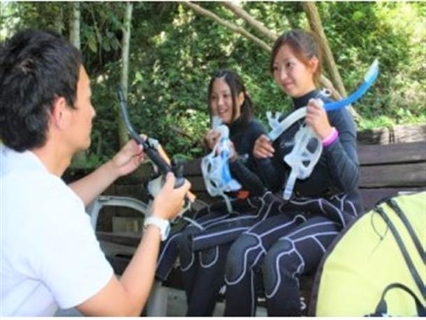 親切・丁寧に道具のレクチャー♪