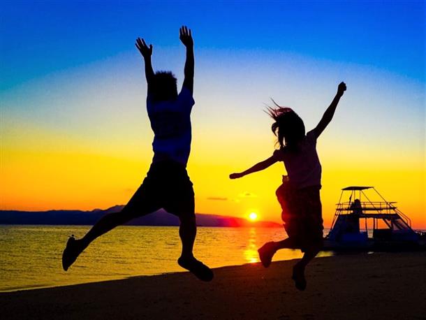 サンセットだけの特別な写真も♪