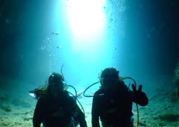 体験ダイビング。