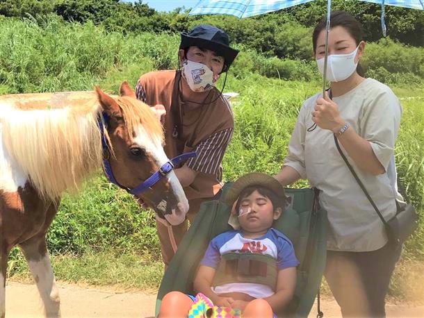 瀬底島ホースセラピーコース