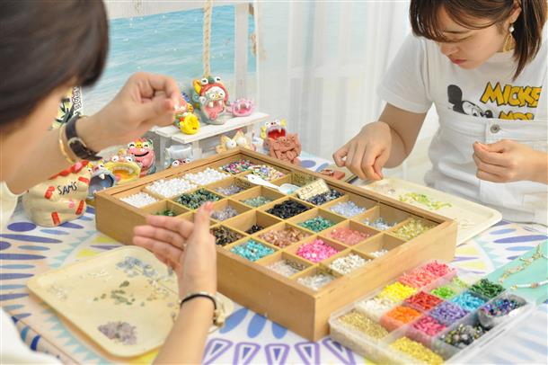 たくさんの材料から選べるから迷っちゃう！