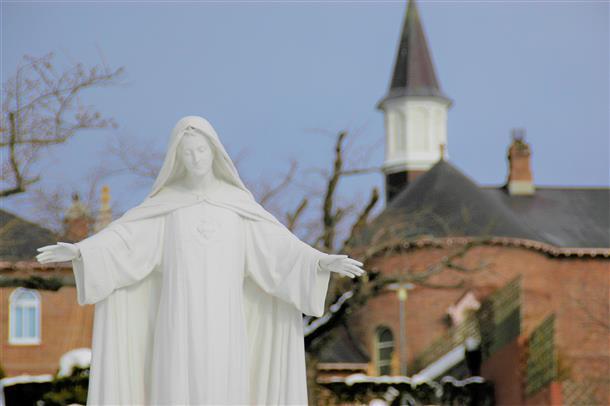人気観光地のトラピスチヌ修道院
