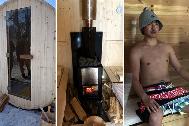 本格フィンランド式サウナで体を温めたら…