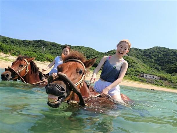 お馬さんも気持ちよさそう～