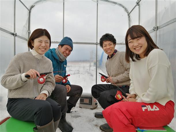 6名収容可能な広々テント！