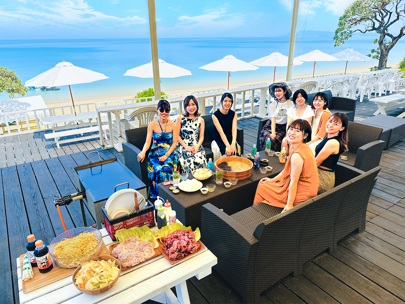 BBQ＆ハリケーンボートプラン