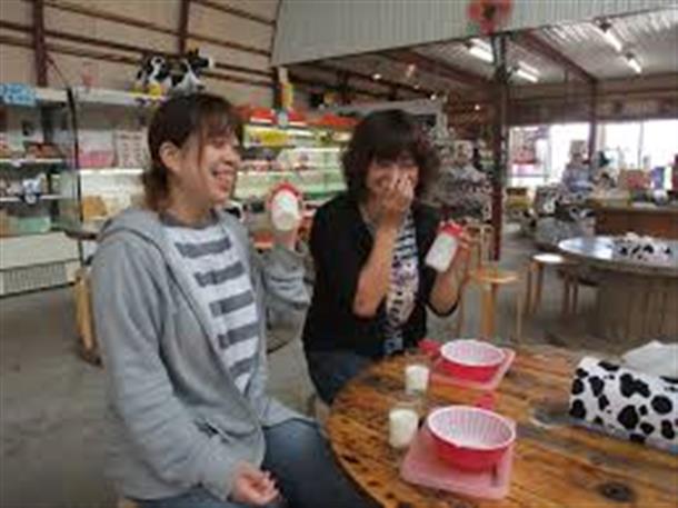 美味しい牛乳で手作り体験！