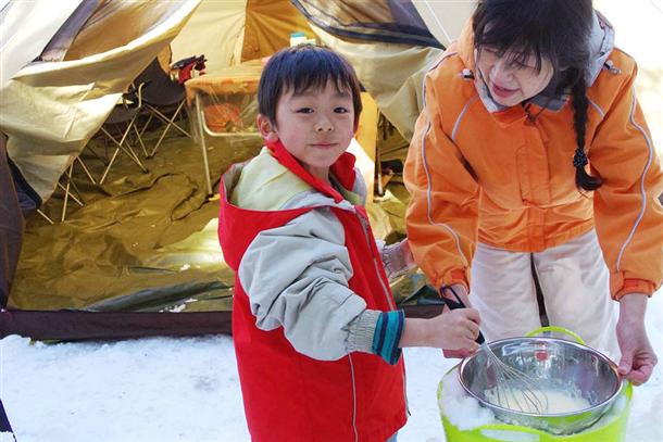 雪が美味しさの秘密『バニラアイス』