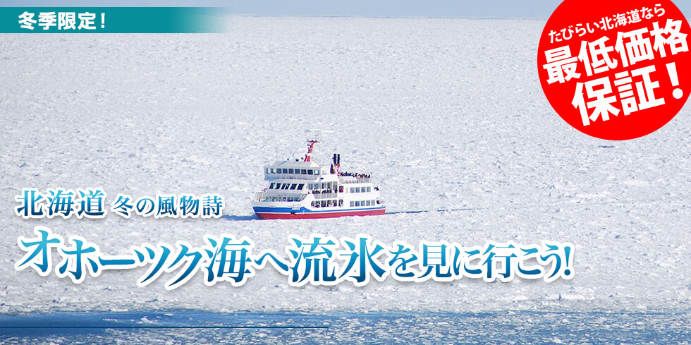 北海道 【2025年】北海道 流氷ツアー！冬季限定の流氷体験