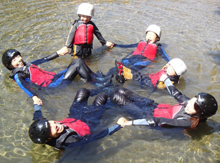 ラフティング以外の川遊び体験