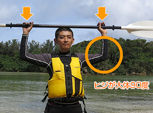 パドリング講座(パドルの扱い方)