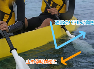 パドリング講座(直進・ブレーキ)