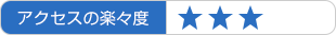 アクセスの楽々度：★★★