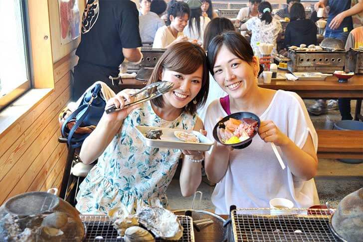 海の幸を満喫！海鮮浜焼き食べ放題バスツアー