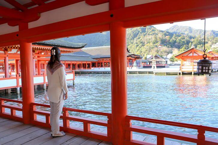 嚴島神社の回廊