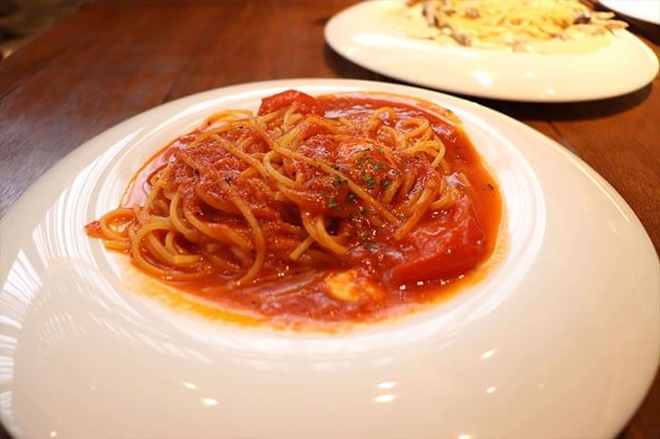 らぽっぽなめがたファーマーズヴィレッジ「Farm to the Table」パスタ