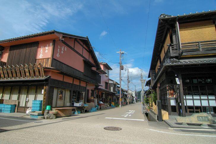 重要伝統的建造物群保存地区に登録されている、出石の町並み。(画像提供:豊岡市)