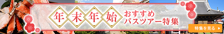 年末年始おすすめバスツアー特集 2026-2027