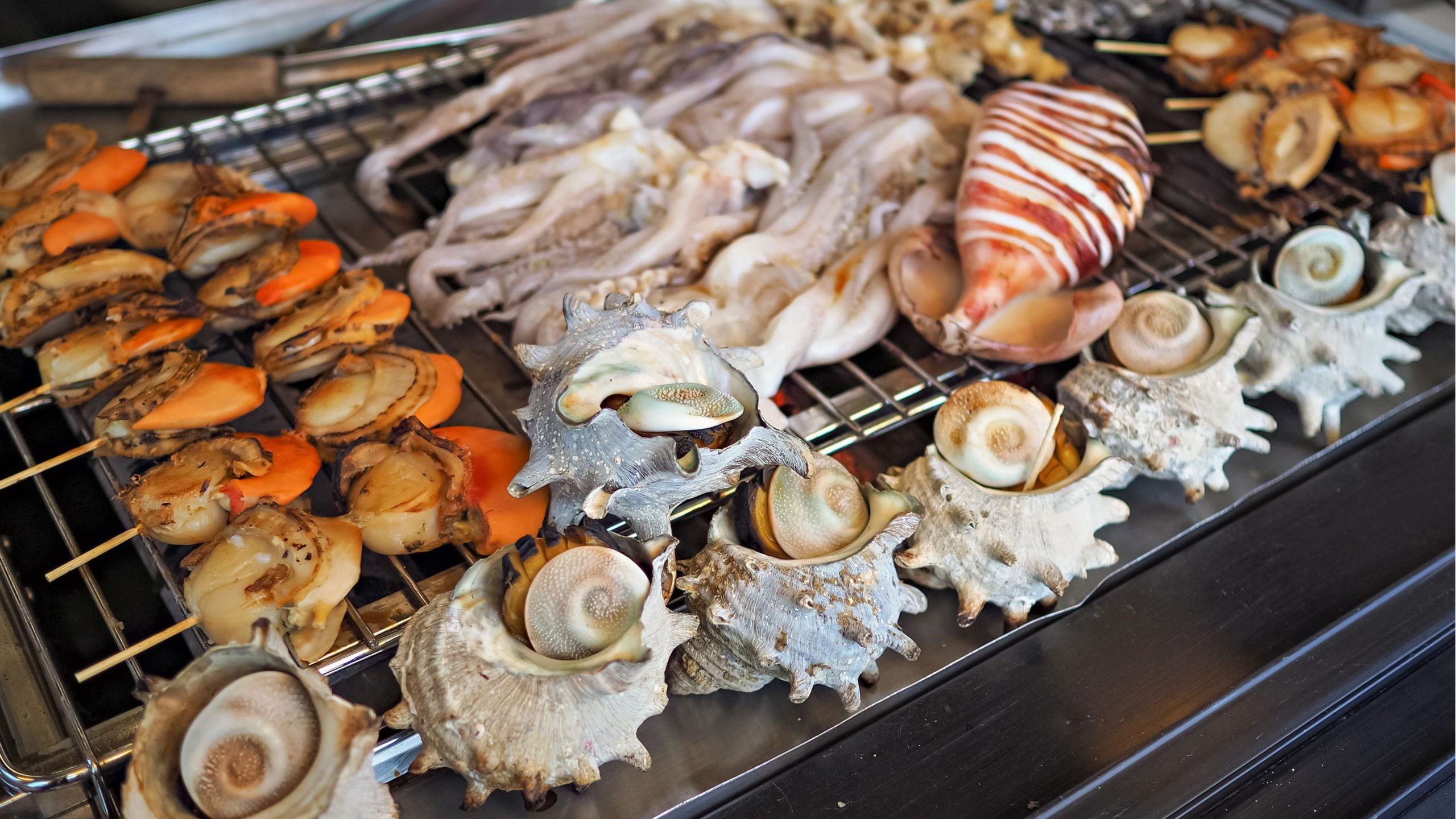 海鮮浜焼き食べ放題(ホタテ)