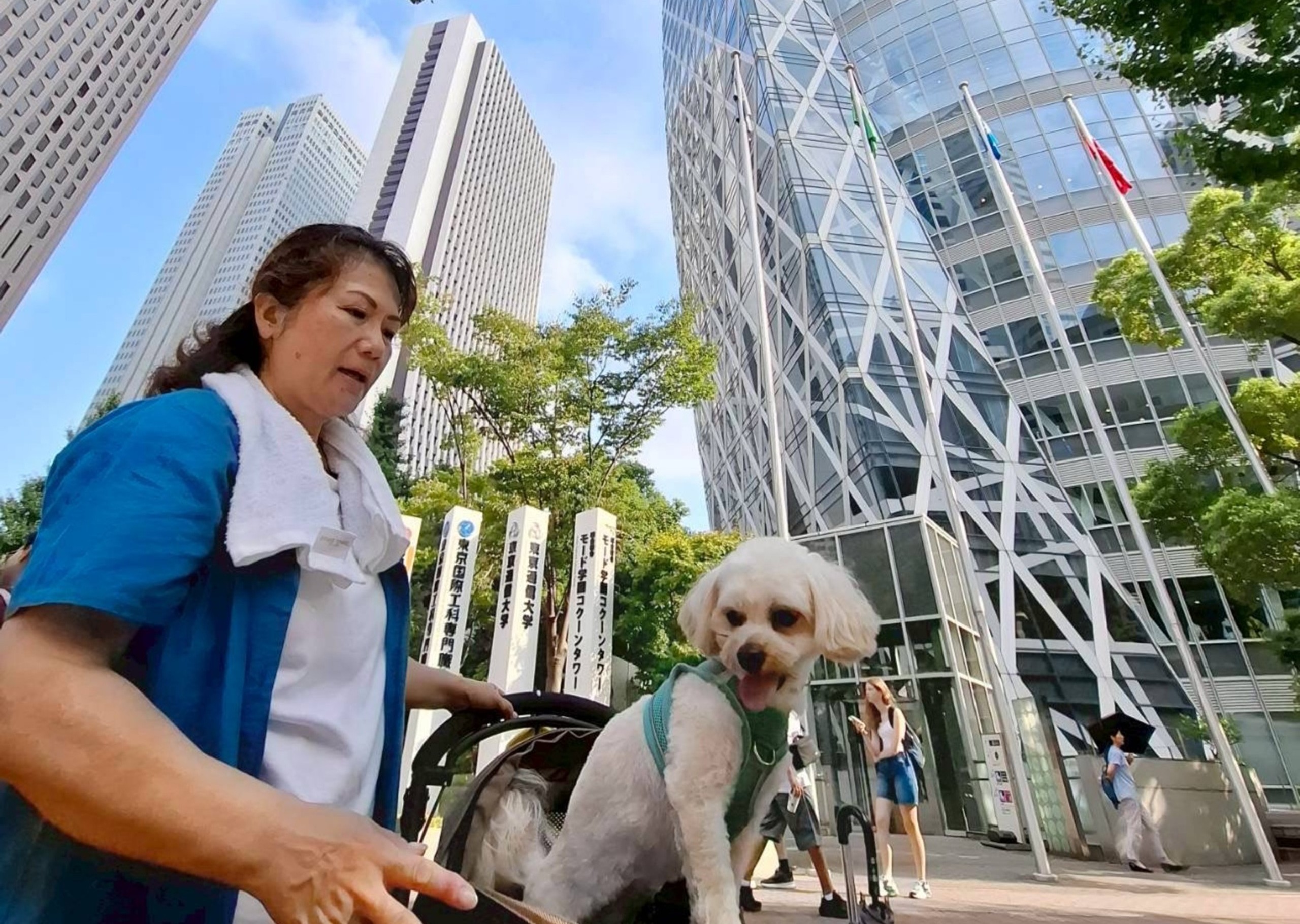 集合場所の様子