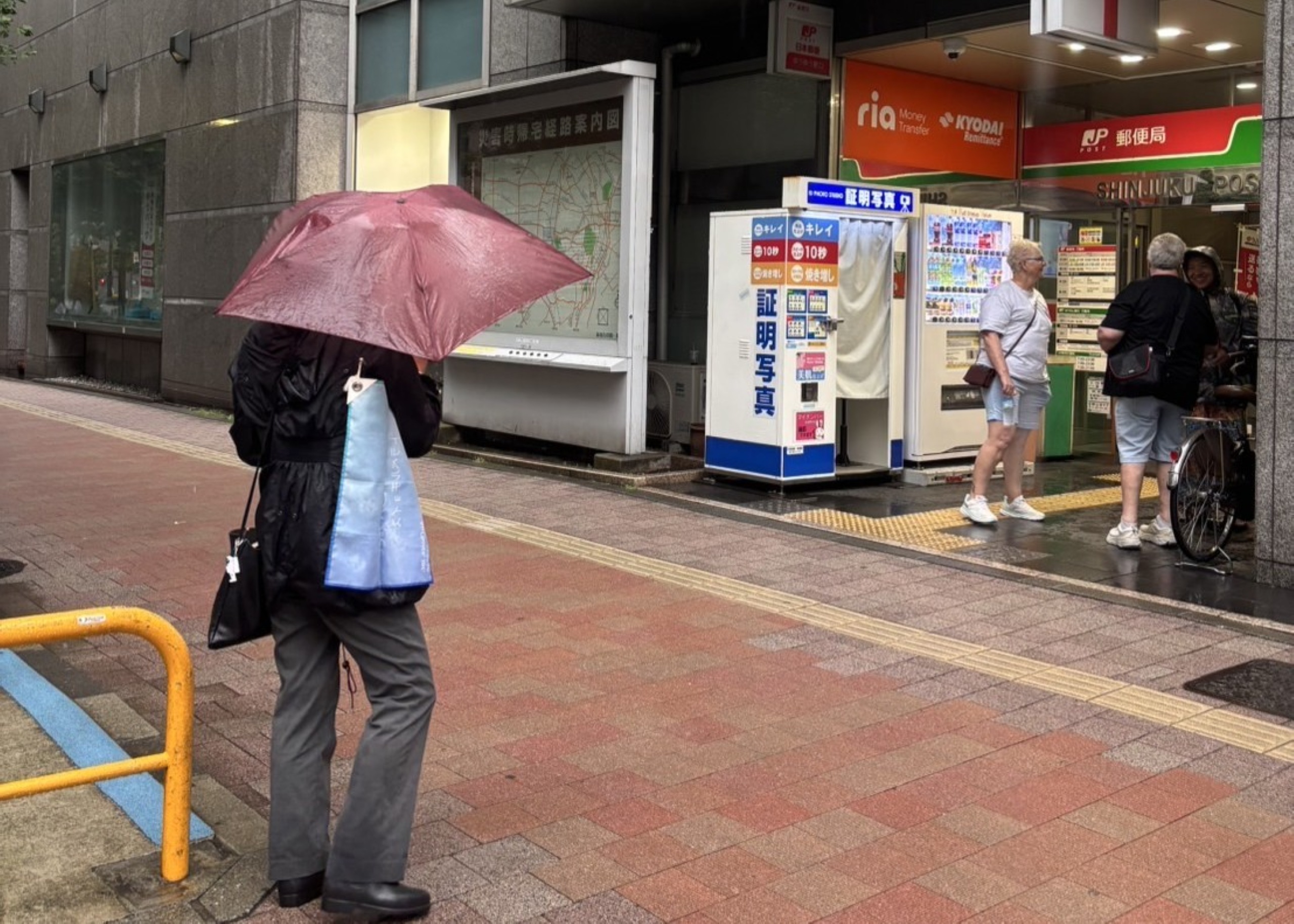 集合場所の様子