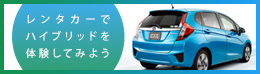 レンタカーでハイブリッドを体験してみよう－北海道