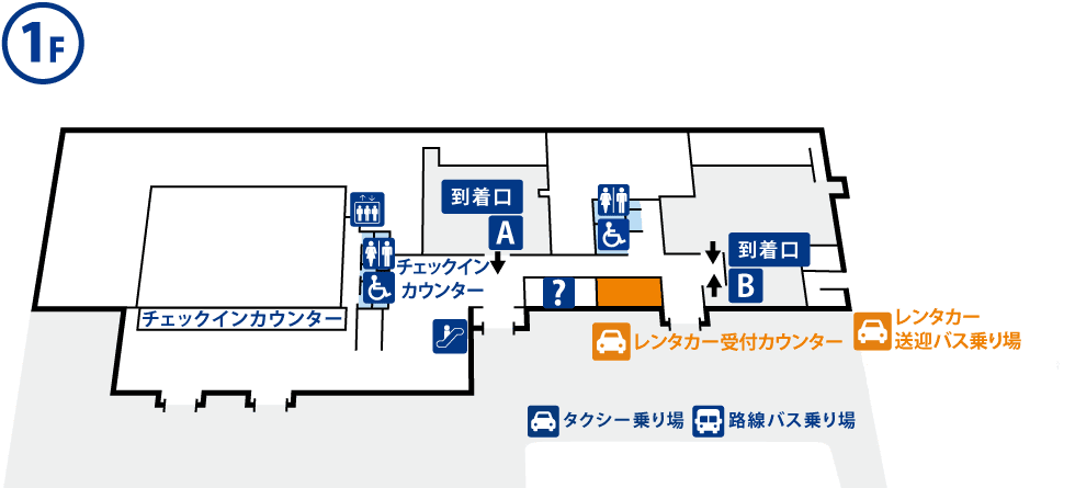 旭川空港ターミナル内のご案内