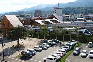 富良野駅外観写真