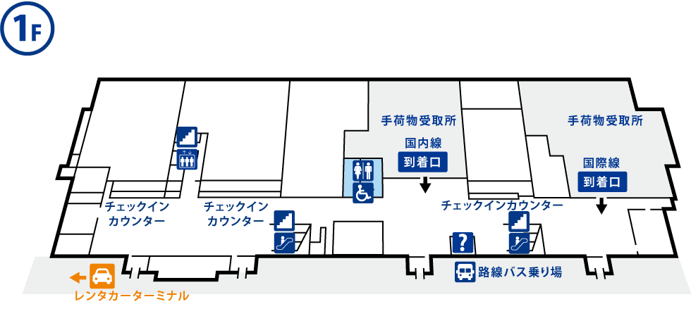 青森空港ターミナル内のご案内