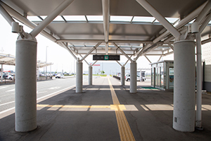 5.直進すると駐車場が見えてきます。