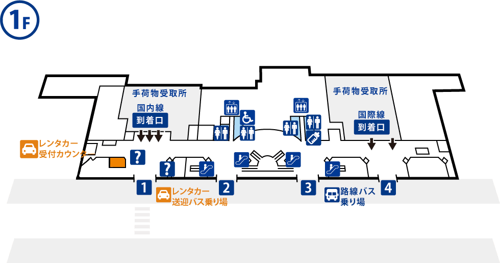 仙台空港国内線ターミナルのご案内