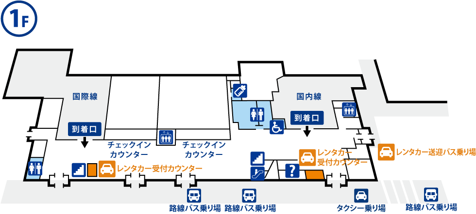 出雲空港ターミナル内のご案内