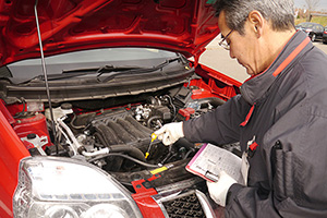 日産ブランドの車種がずらり、電気自動車も！