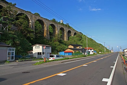 旧戸井線アーチ橋