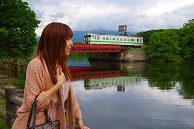 白鳥台セバットにいる女性