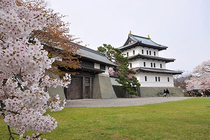 松前城の天守閣