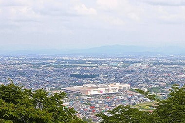 嵐山展望台からの景色