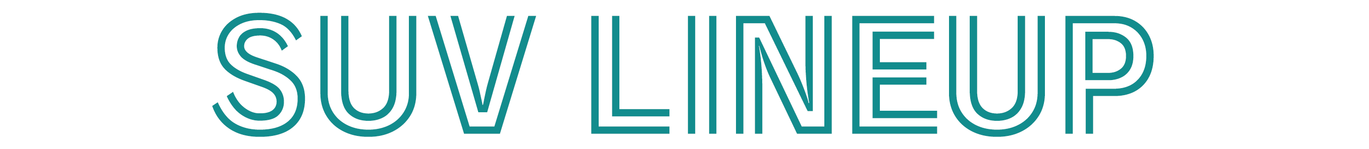 SUVラインアップ