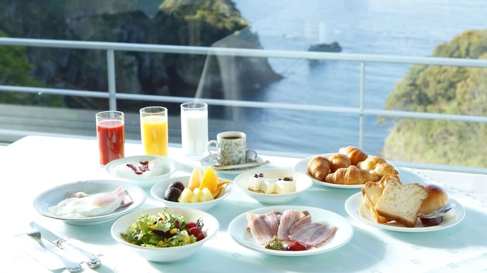 堂ヶ島ニュー銀水_朝食