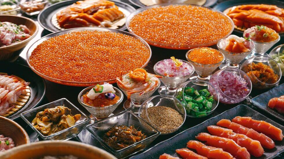 朝食ビュッフェ